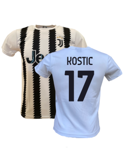 Maglia Juventus Kostic 17 ufficiale replica 2022/2023 personalizzata